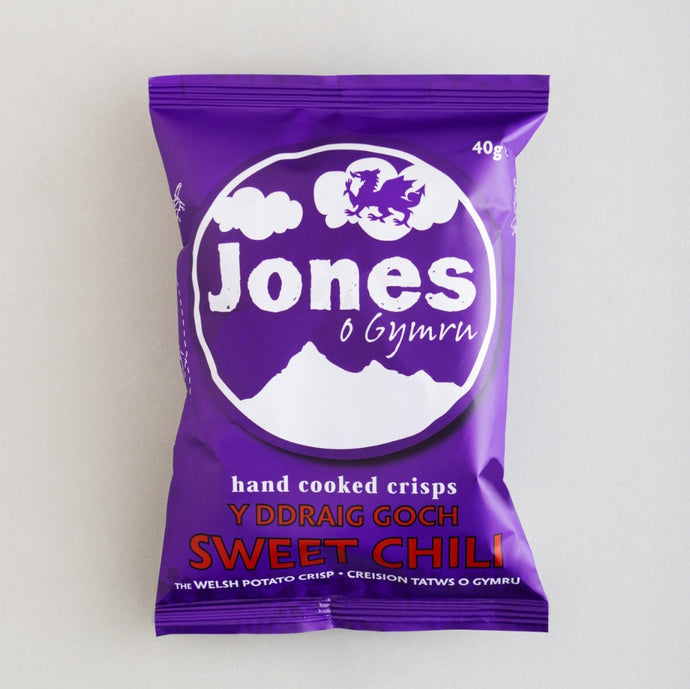 Jones o Gymru y Ddraig Goch Sweet Chili 40g