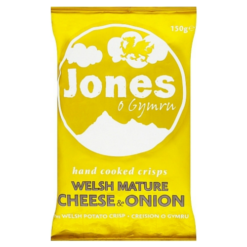 Jones o Gymru Welsh Mature Cheese & Onion 150g