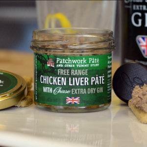 Patchwork Chicken Liver Pâté with Chase Extra Dry Gin