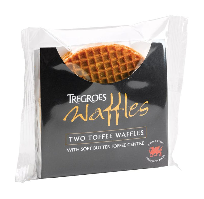 Tregroes Butter Toffee Waffles (2/pack)